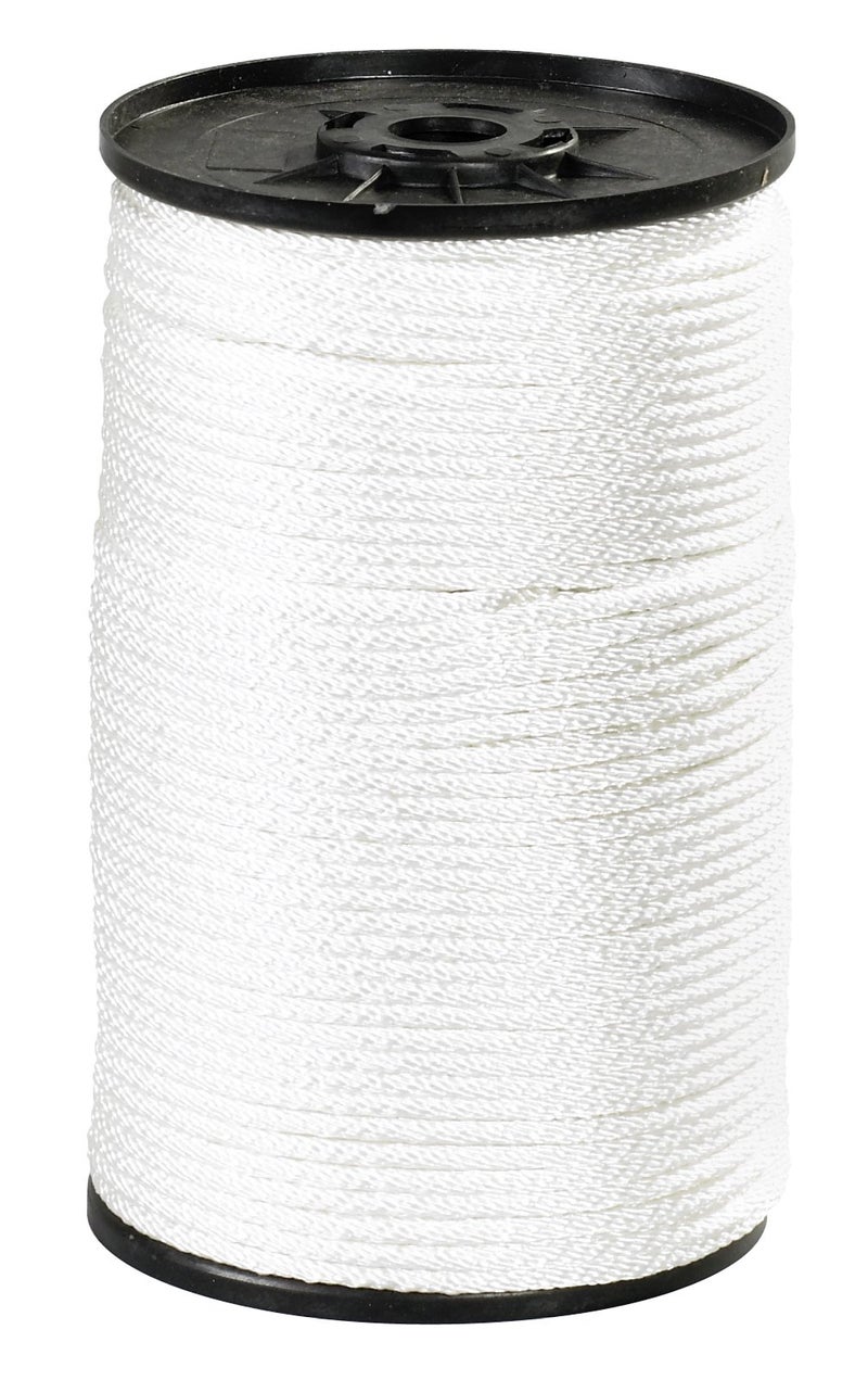 Aviditi 1/4", 1,150 lb, White Solid Braided Nylon Rope